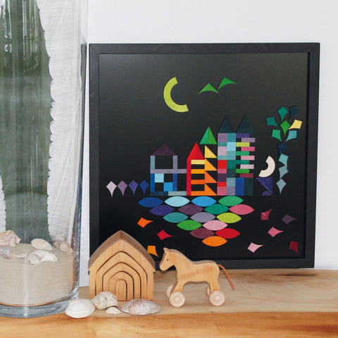 Large Blackboard for Magnetic Puzzles