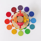 Wooden Rainbow Coins